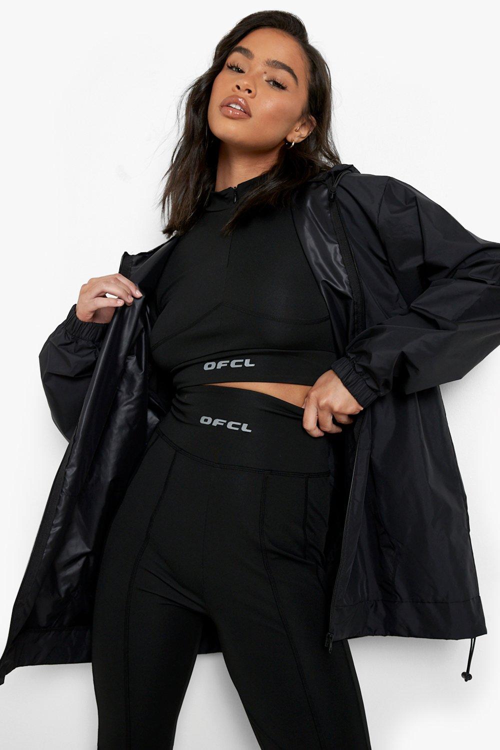 Rain hot sale jacket boohoo