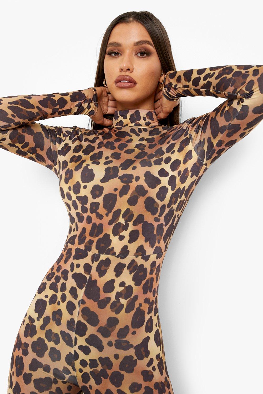 Women's Leopard Print Catsuit