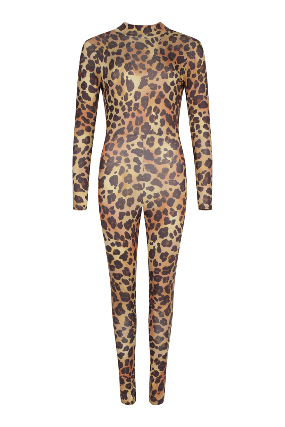 Petite Leopard Print Catsuit