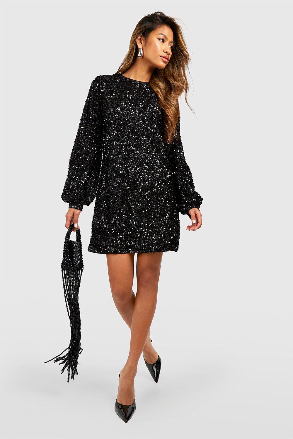 Black shift dress uk online