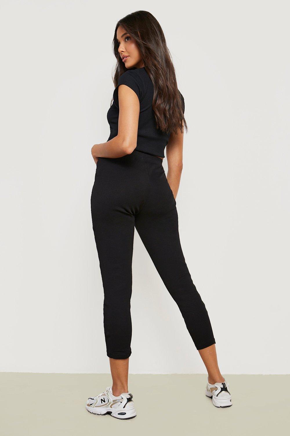 High waisted ribbed leggings best sale