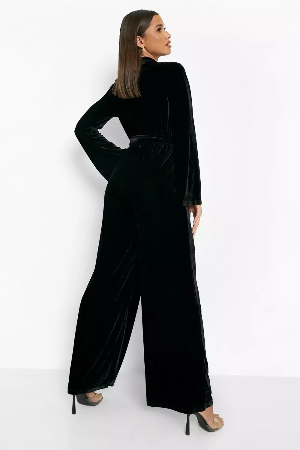 Boohoo tailored best sale wide leg jumpsuit