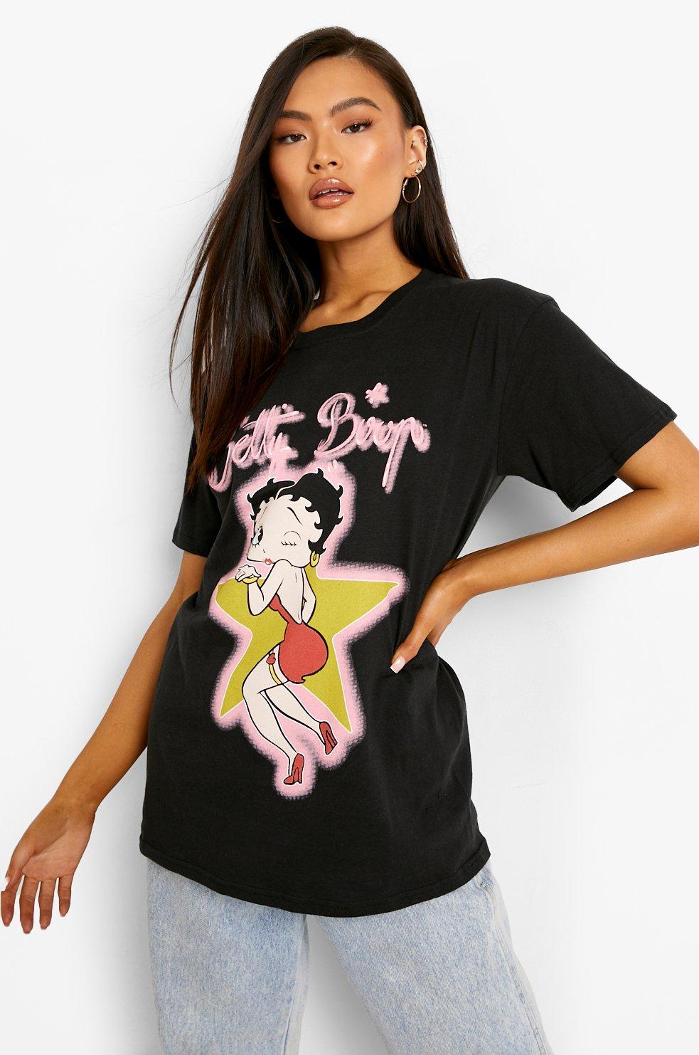 resistirse equilibrado Descodificar Camiseta de Betty Boop | boohoo