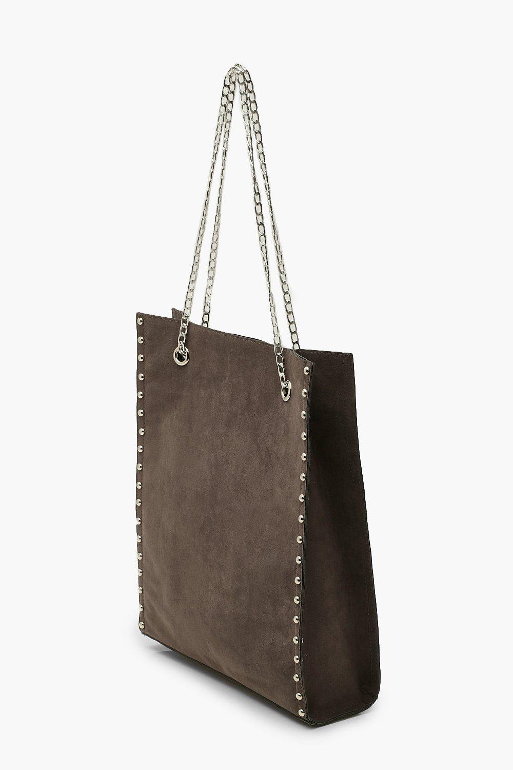 Grey chain bag online