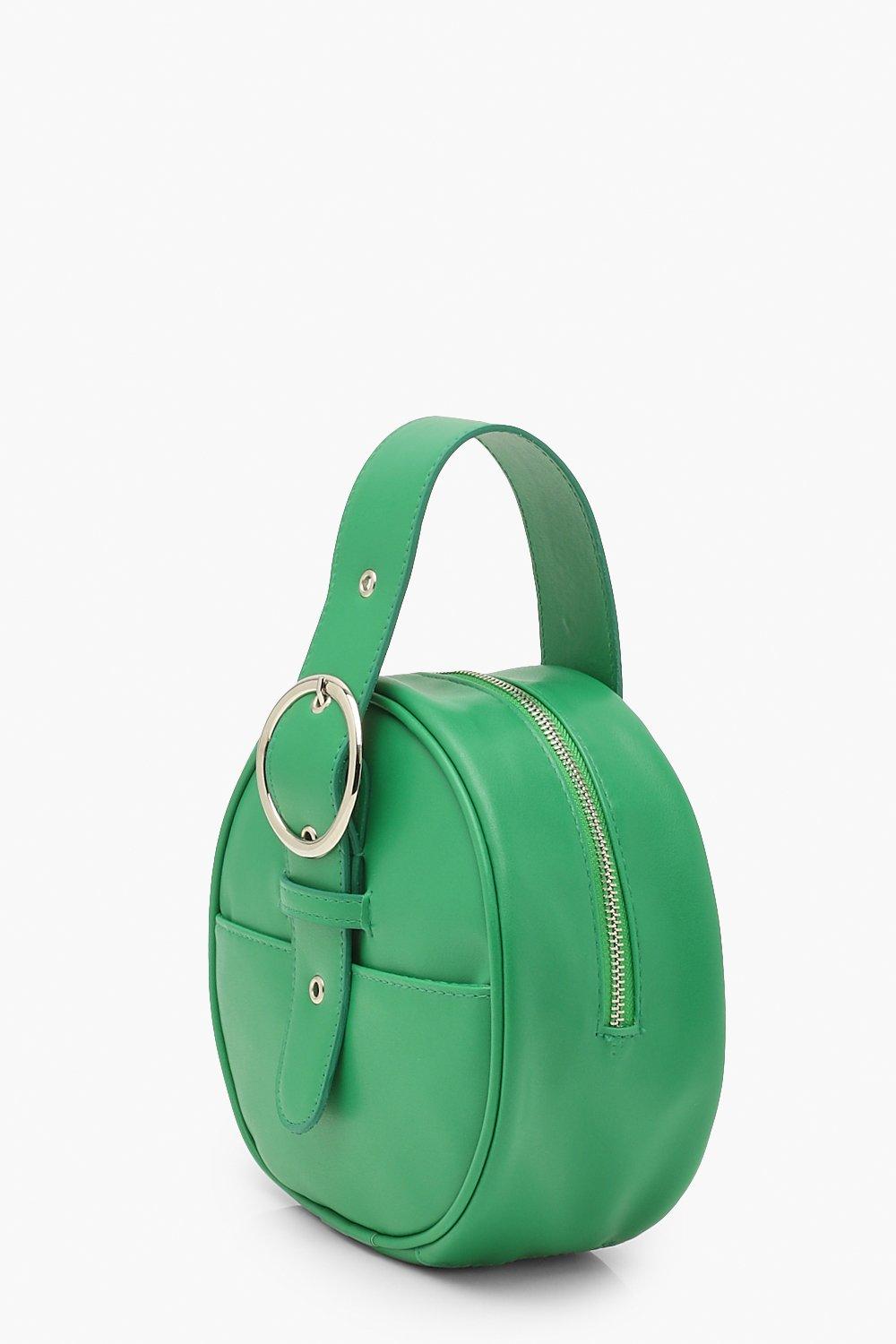 Circle Grab Handle Clutch Bag boohoo USA