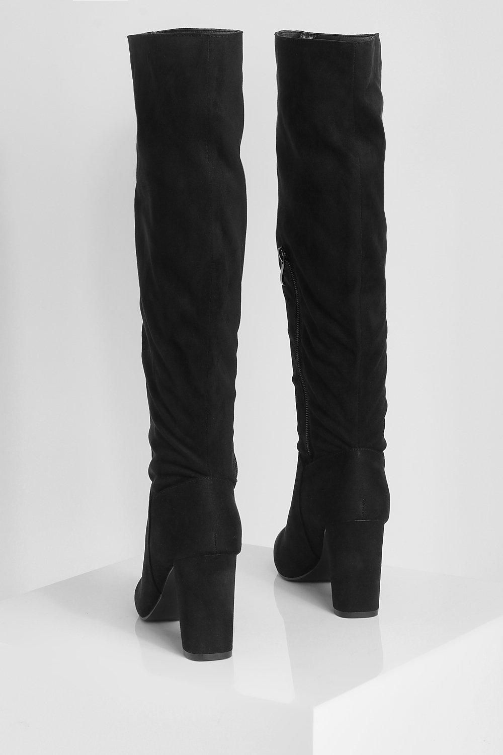 Boohoo hot sale black boots