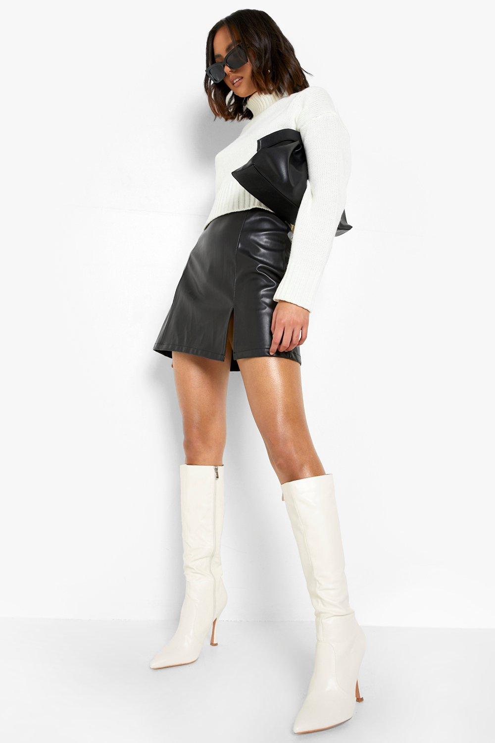 Boohoo sale white boots