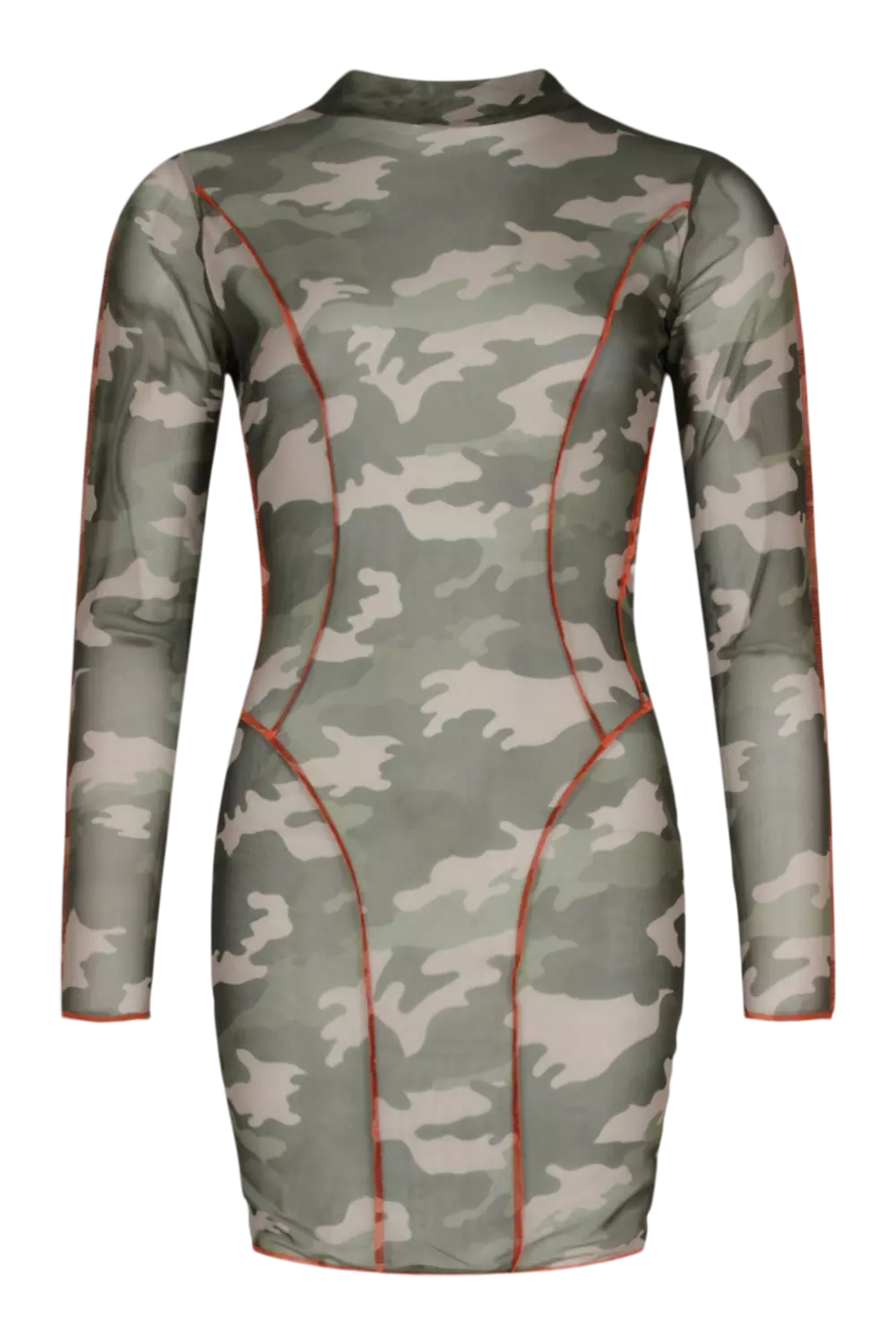 Sheer camo clearance dress