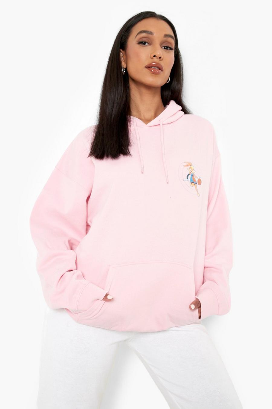 Light pink Space Jam Oversized Hoodie image number 1