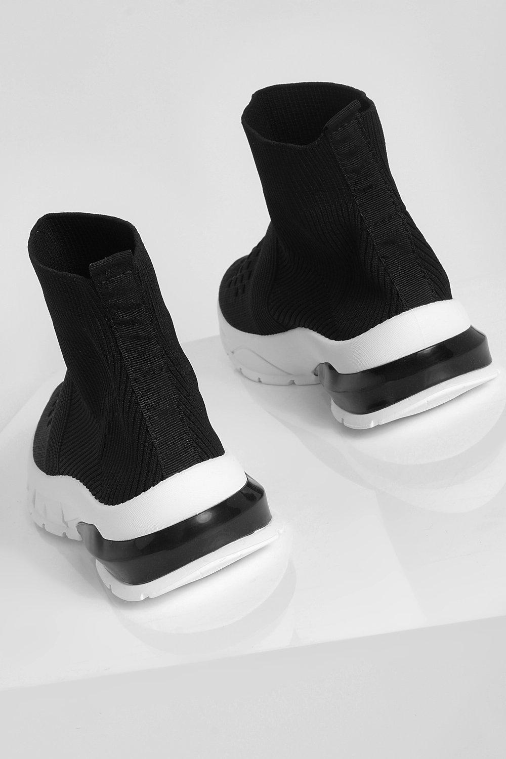 Boohoo on sale sock trainers