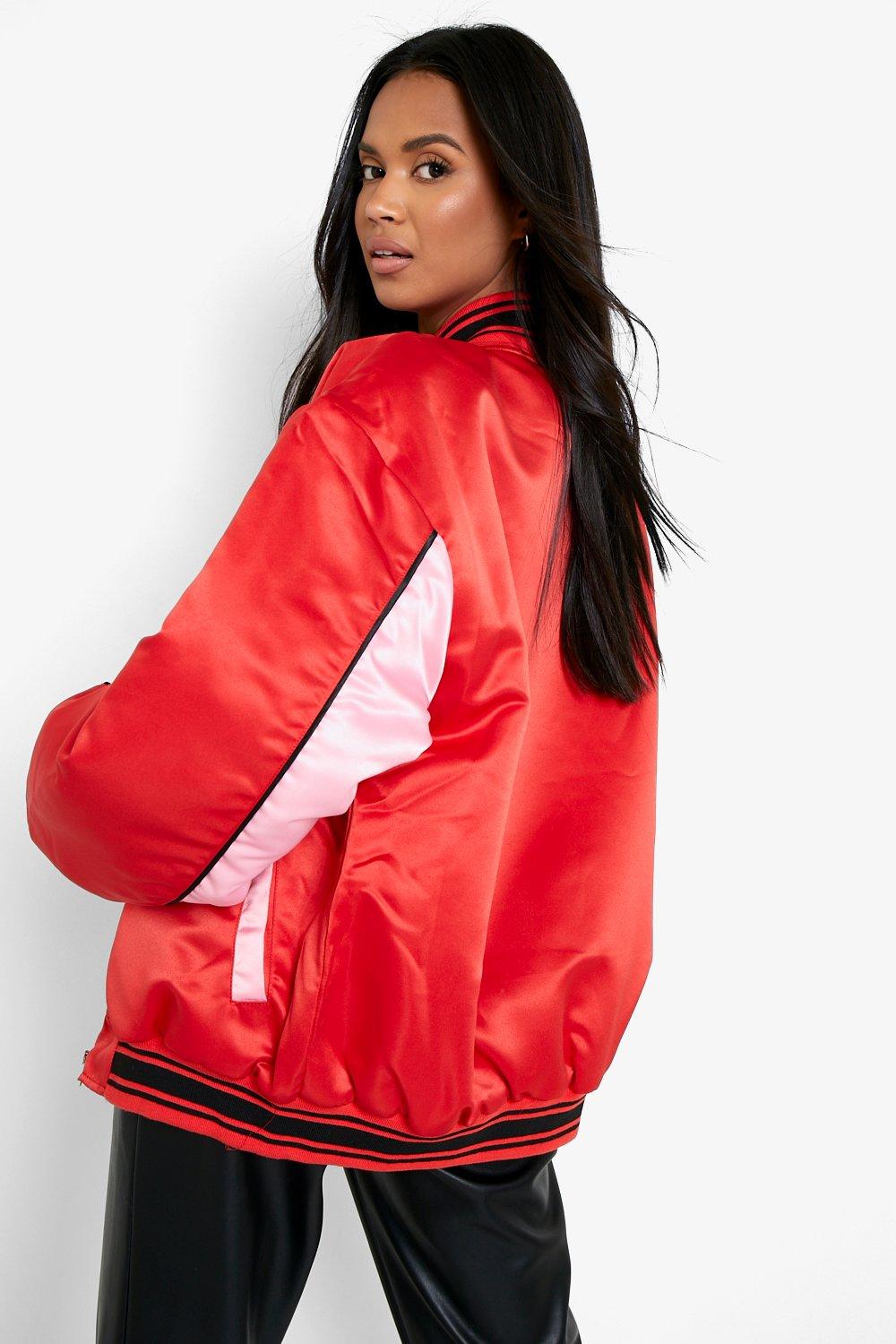 Pink red outlet windbreaker