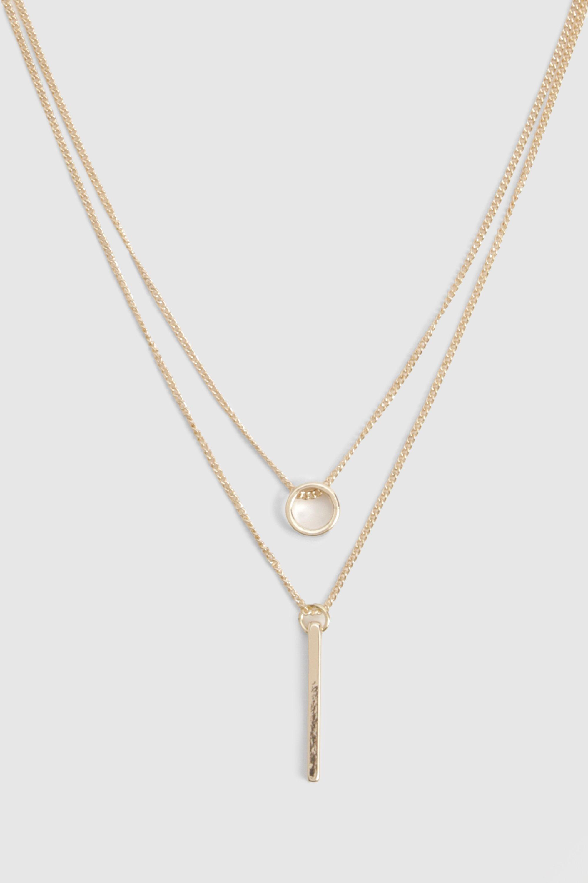 Circle bar store necklace