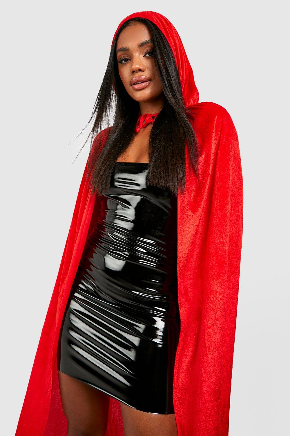 Velvet hooded sale dress