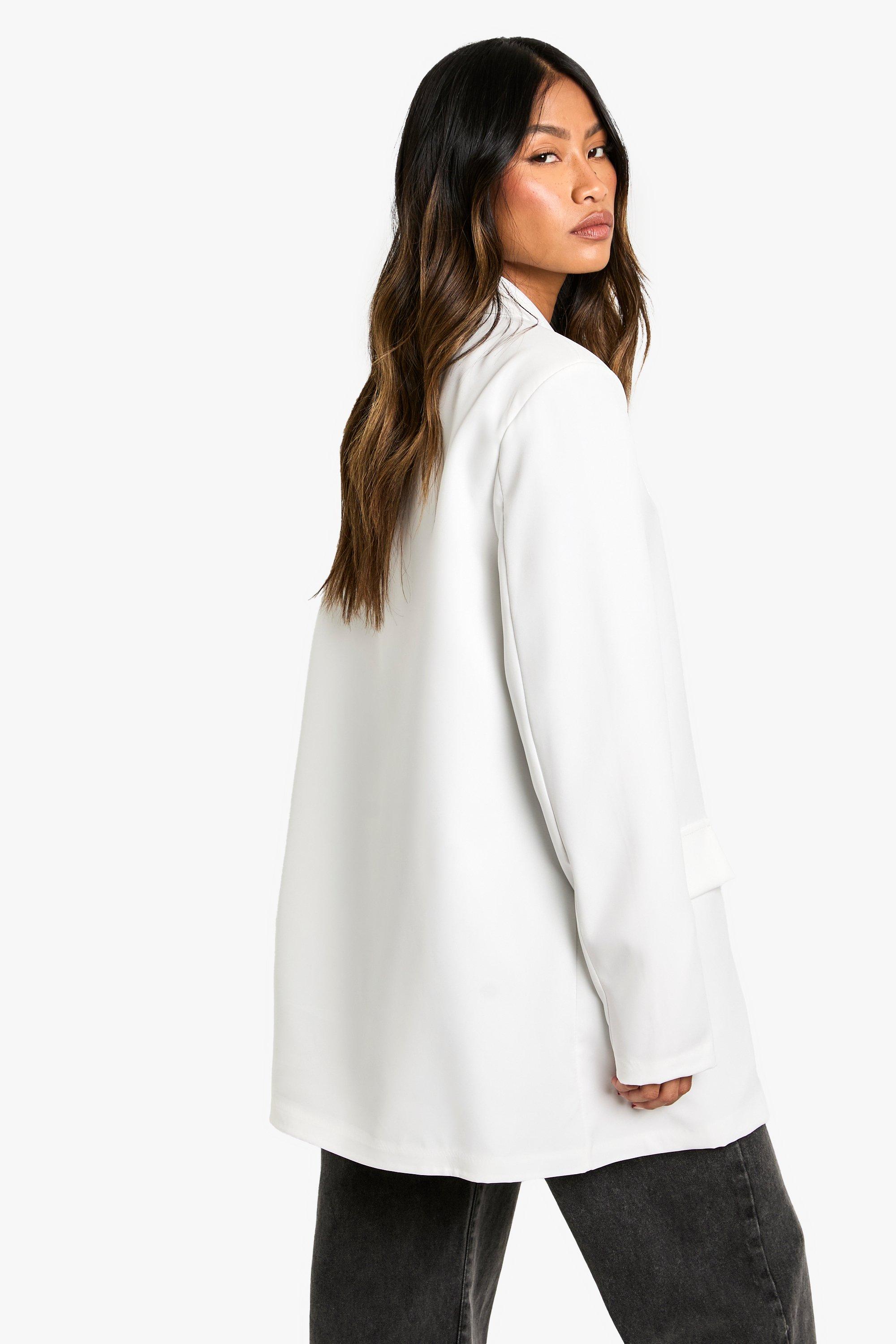 White hot sale oversized blazer