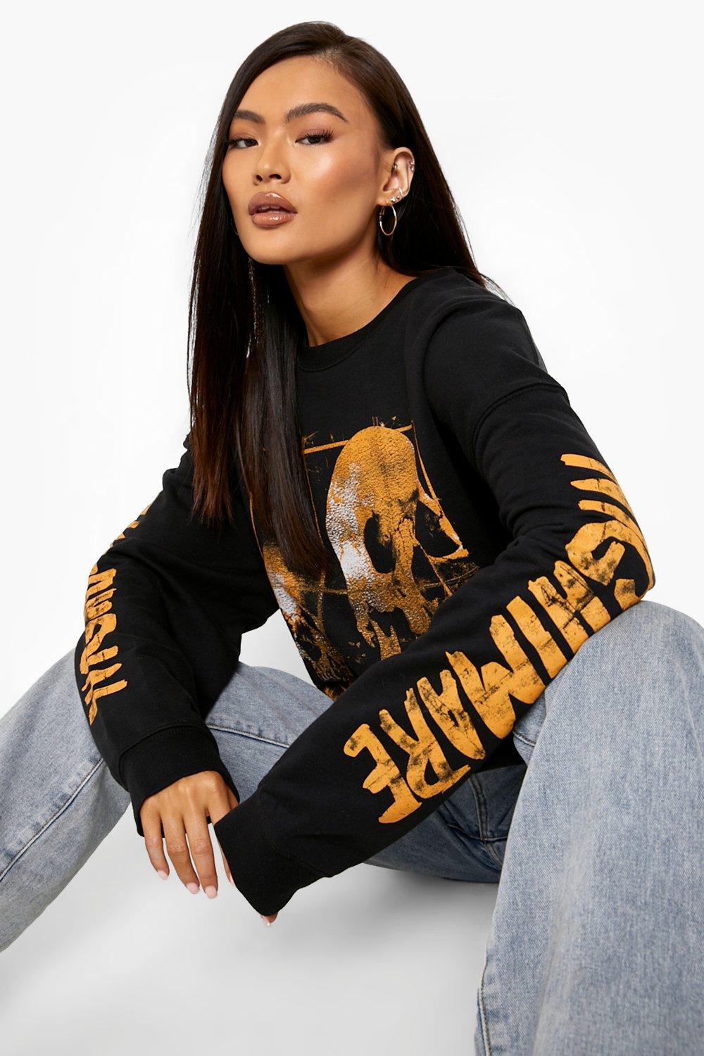 Womens Fall Fashion 2023 Plus Size Woman Summer Tanks Generic Tops Hoodies  Lightning Deals Women's Plus Size Halloween Deals Under 5 Dollars Big  Promotion Halloween Town Sweatshirt Black at  Women's Clothing store