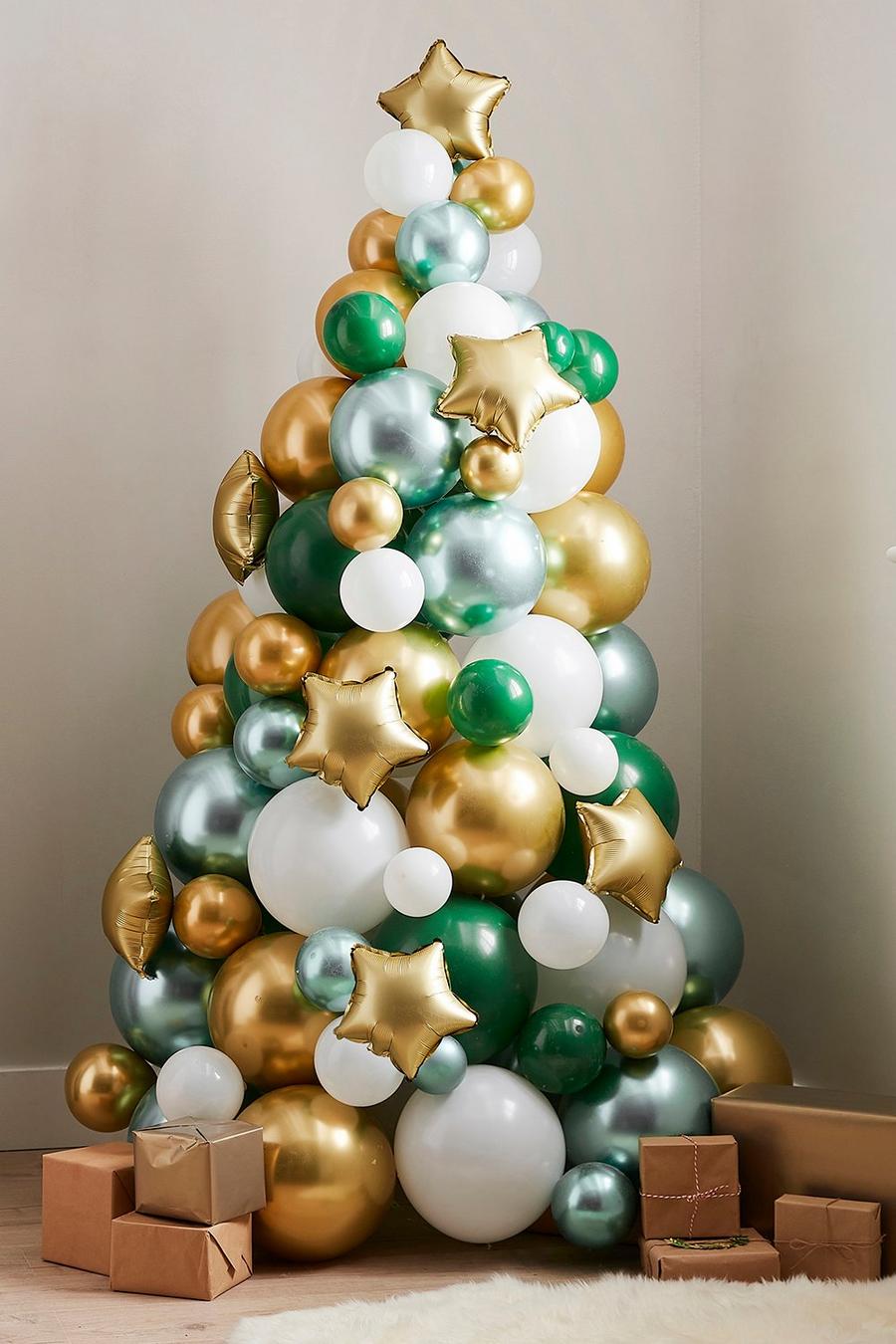 Ginger Ray - Sapin de Noël décoratif en ballons, Multi image number 1