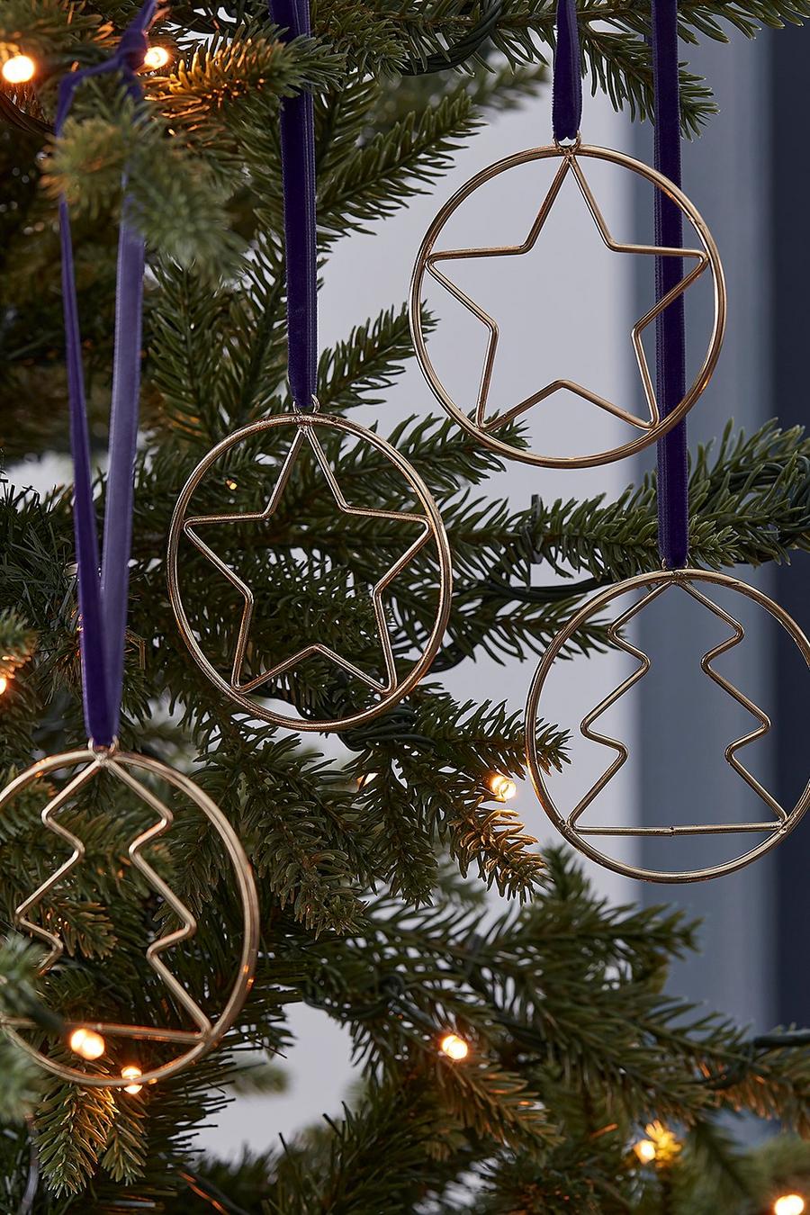 Gold Ginger Ray Christmas Wire Decorations image number 1