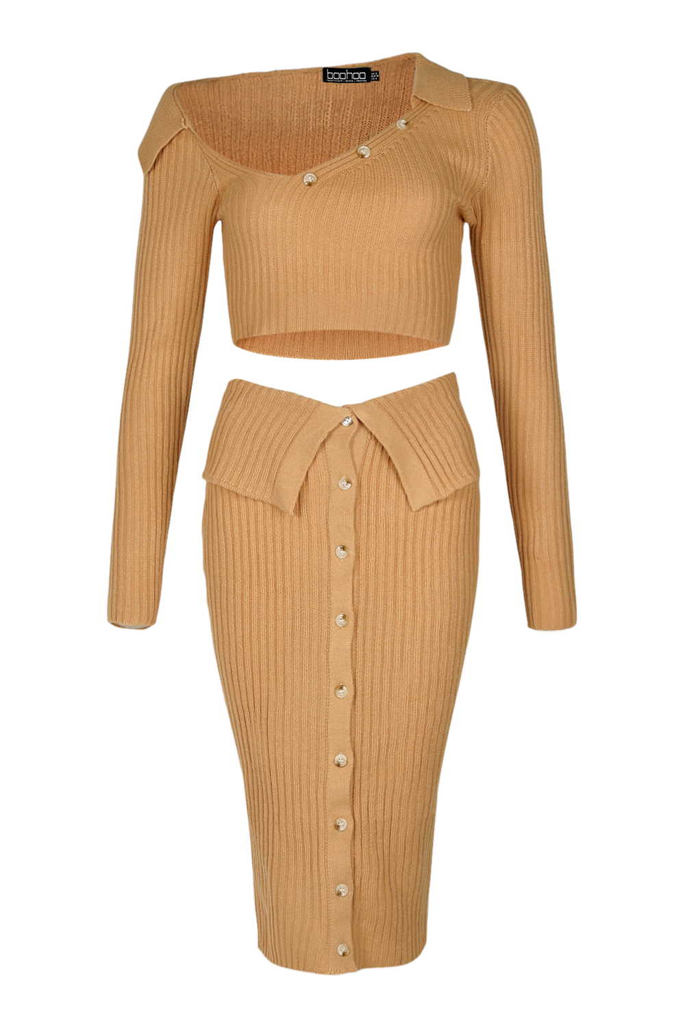 Knitted Top & Skirt Co-ord