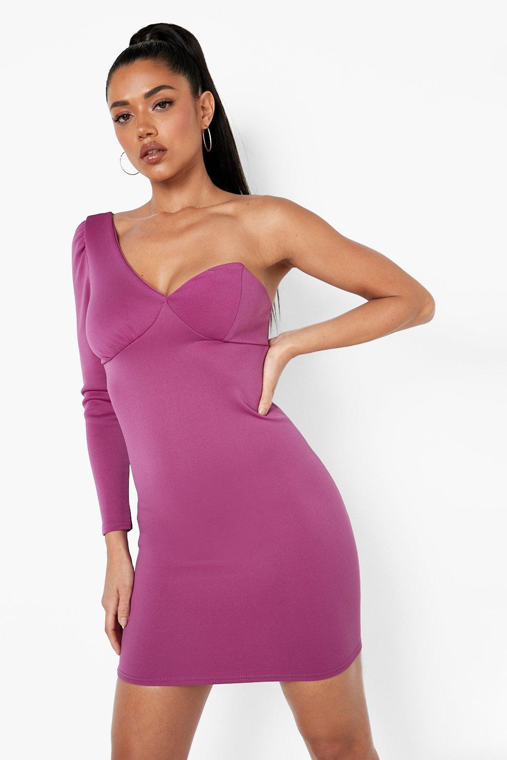 one shoulder cami dress