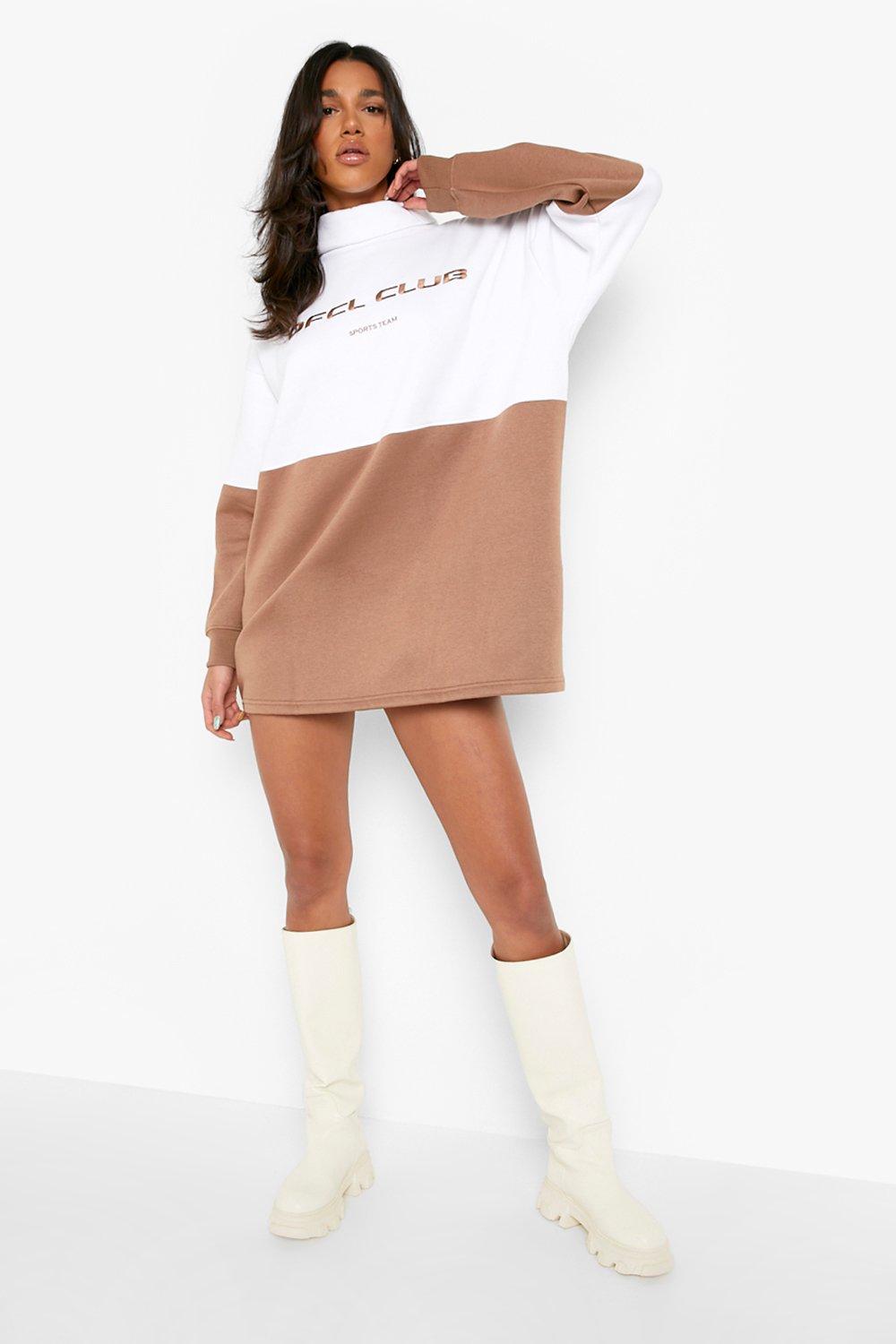 Missguided sweatshirt dress best sale