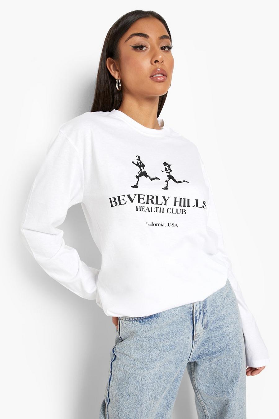 T-shirt à manches longues Beverly Hills , White image number 1