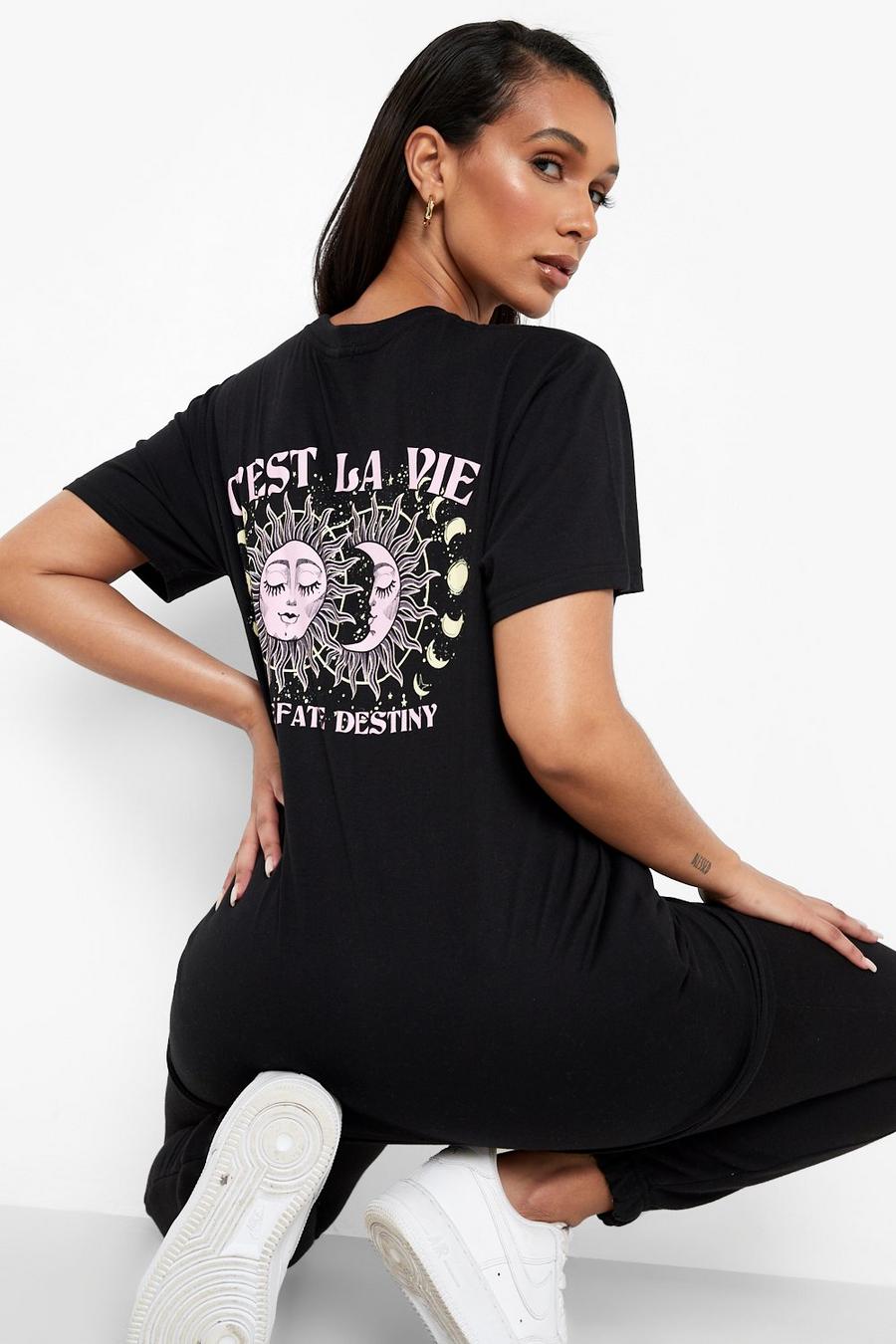 Black Love And Fate T-shirt image number 1