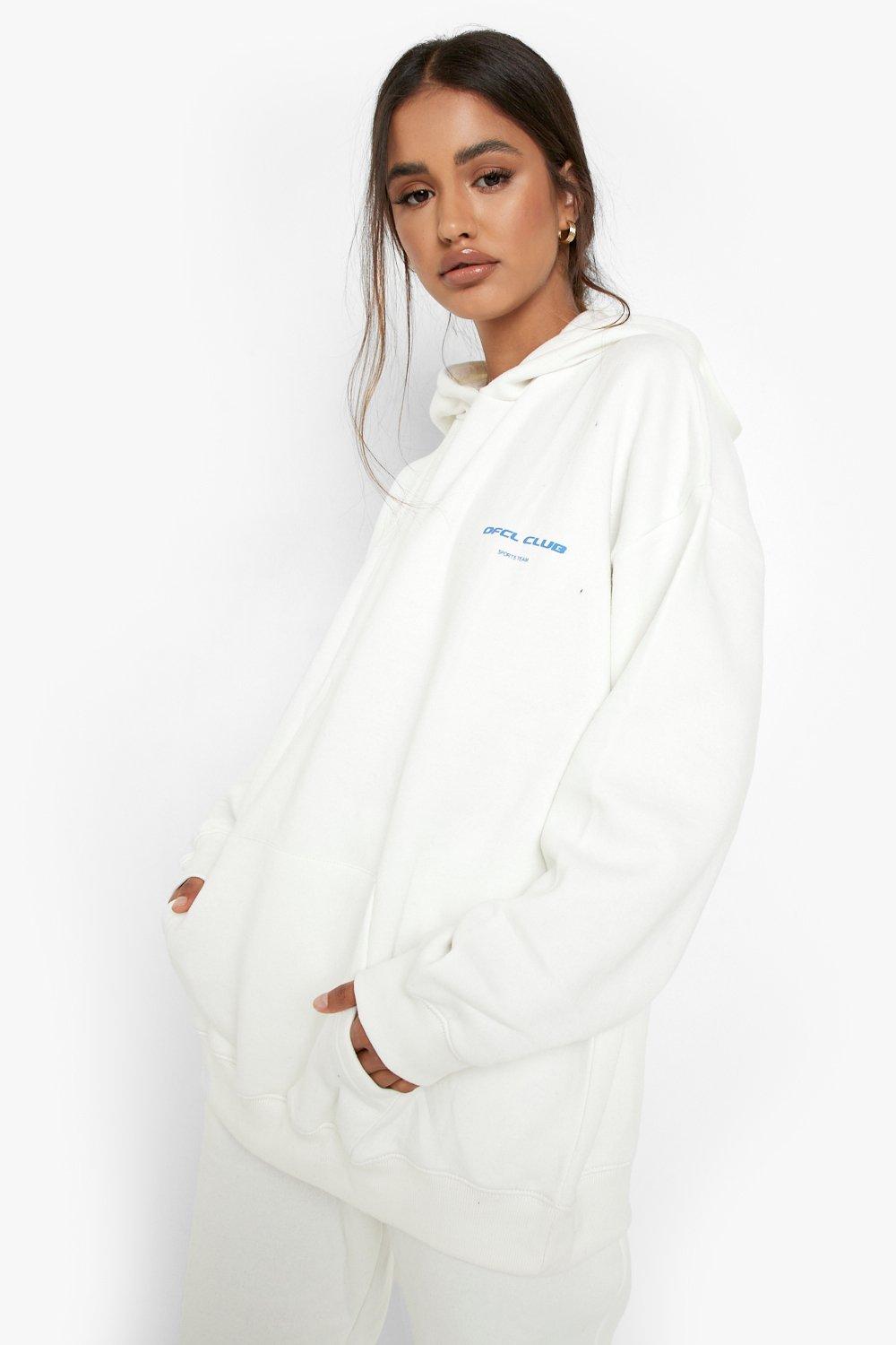 Womens white sale hoodie uk