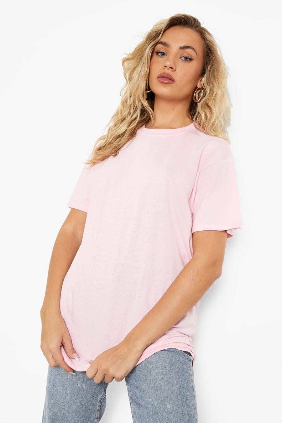Pale pink Dreams T-shirt med tryck bak image number 1
