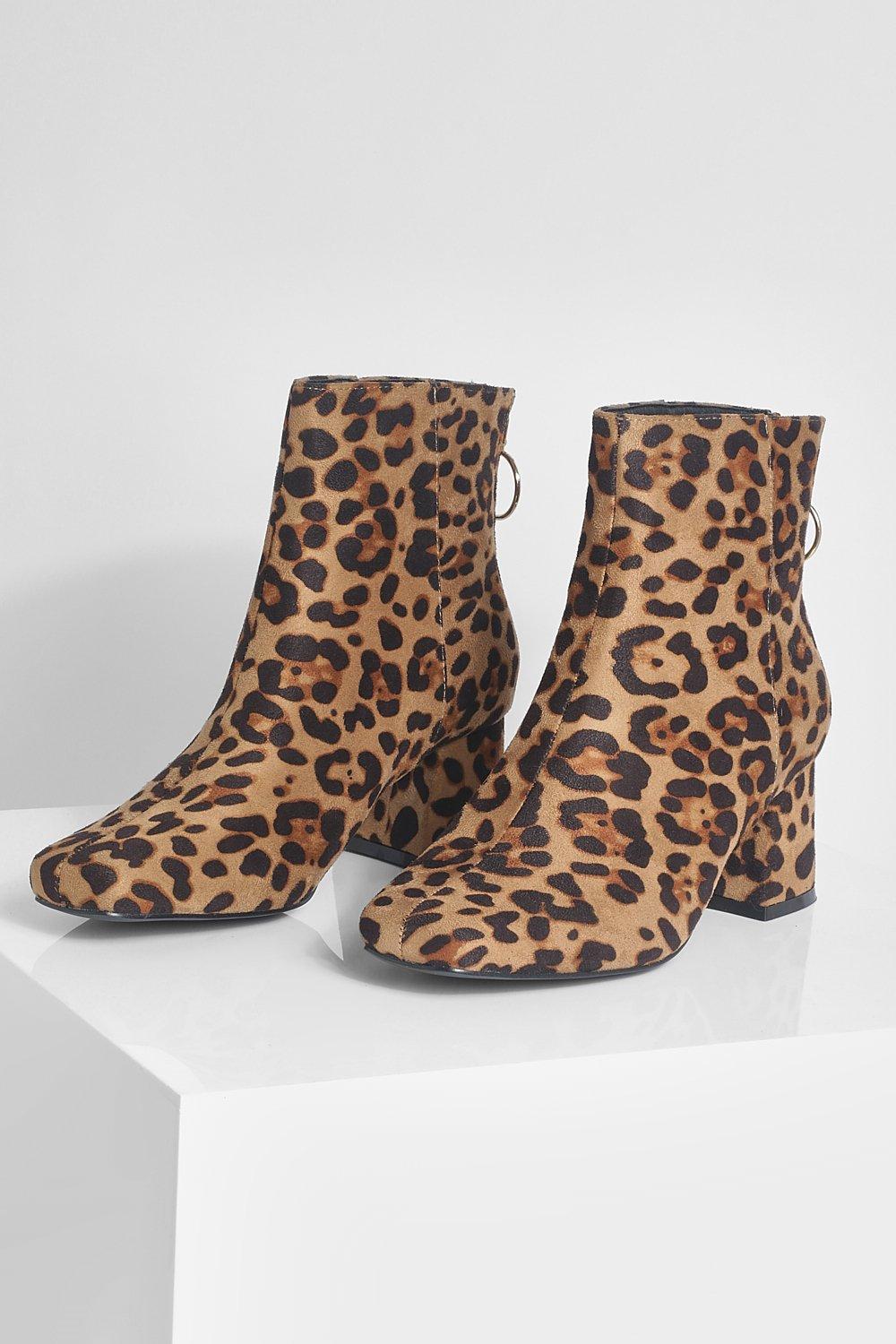 Stivali shop leopardati vendita