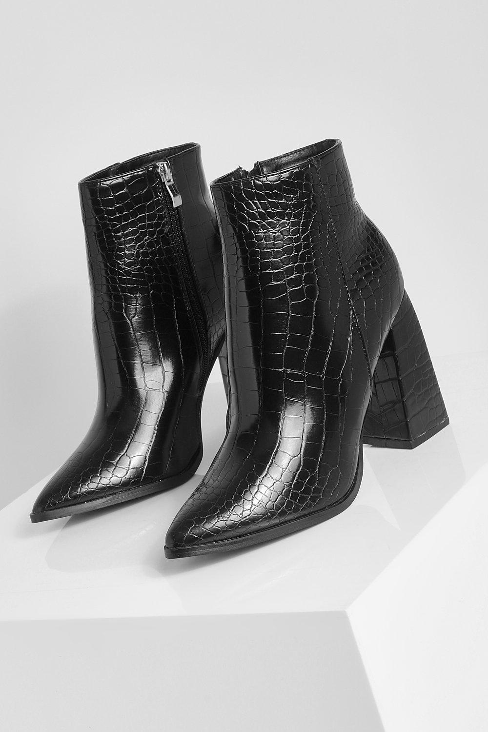 Botines cocodrilo 2025 mujer