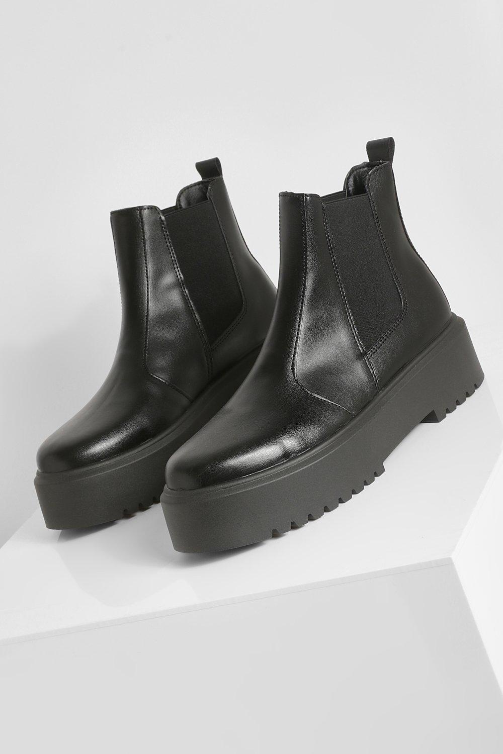 Flatform chelsea outlet boots