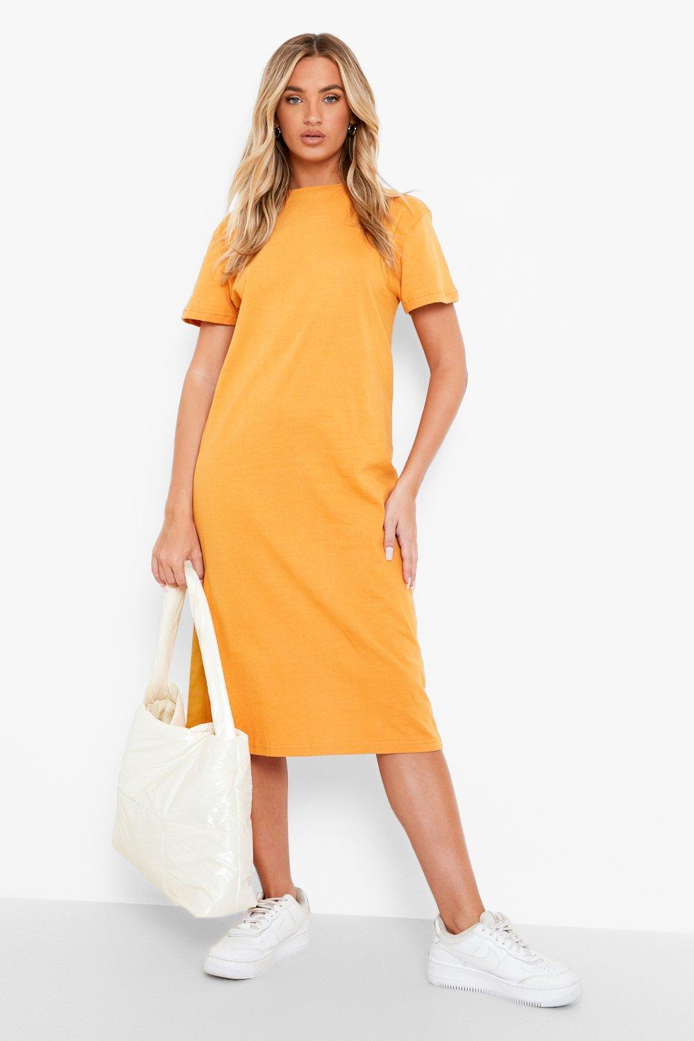 camel t shirt dress