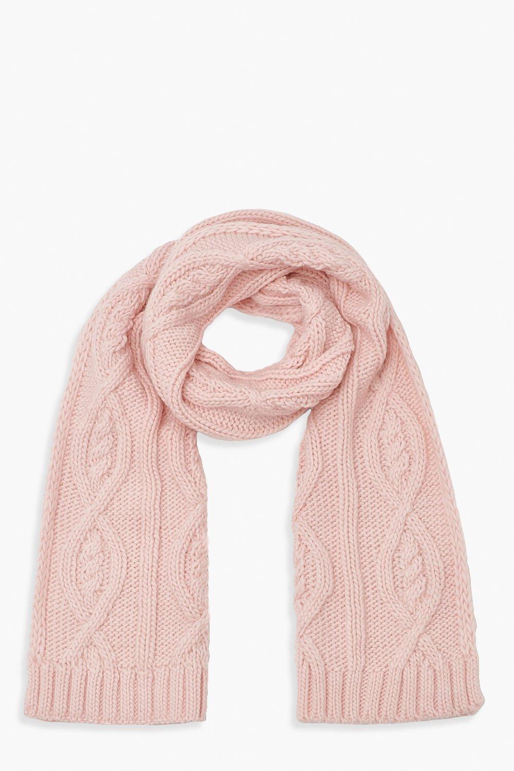 Hollister cable knit best sale scarf