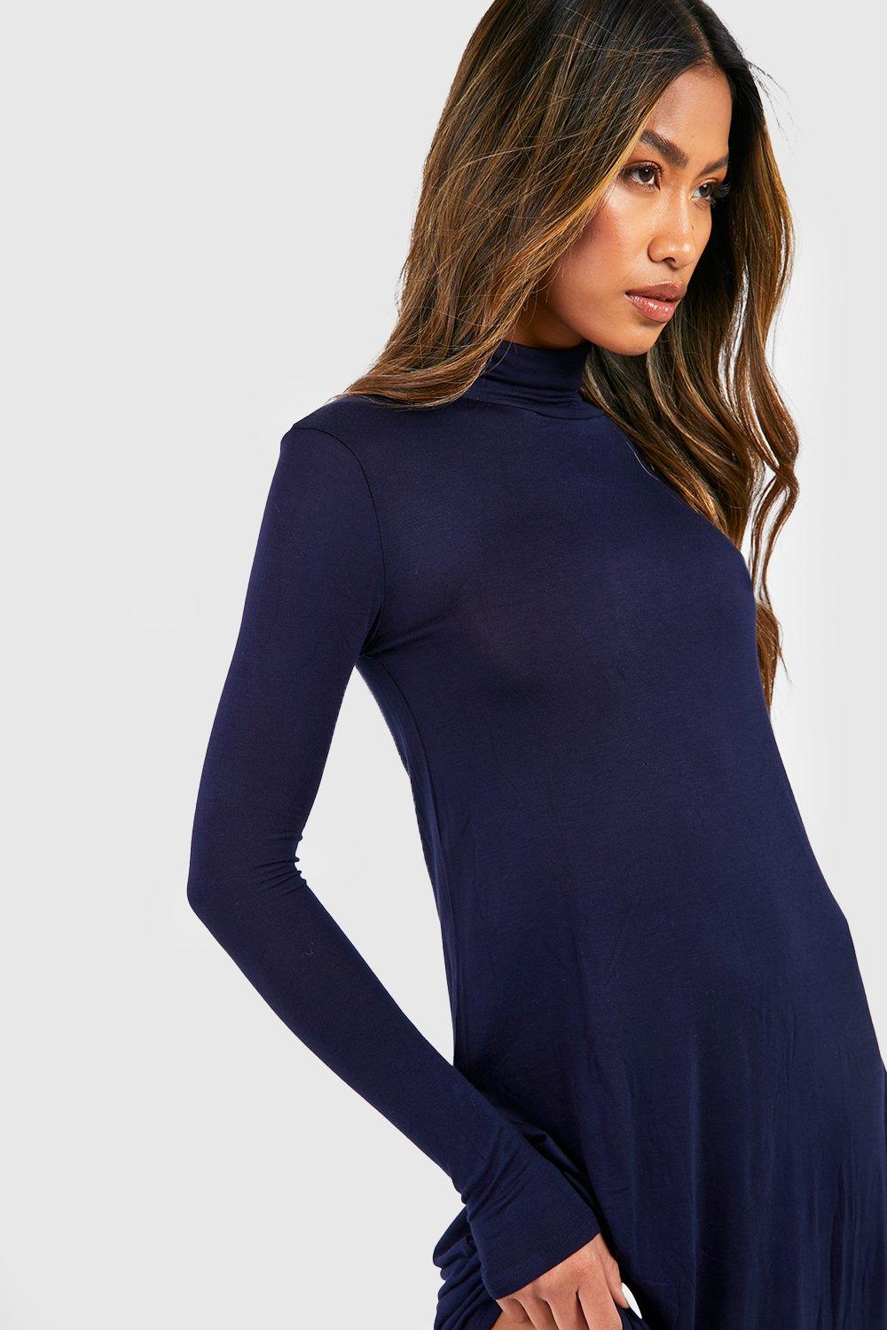 Long sleeve hotsell turtleneck gown