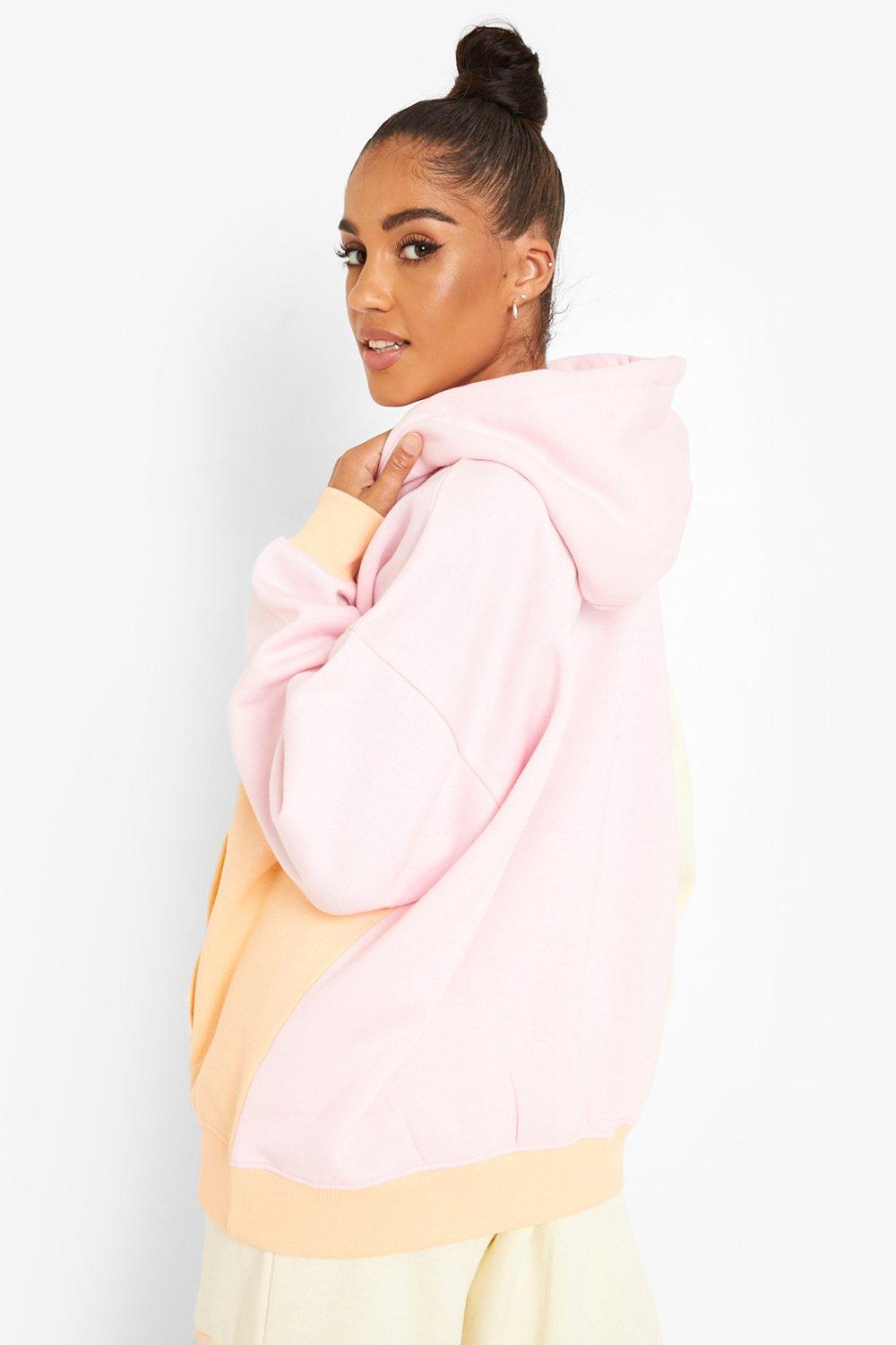 Pastel multi coloured on sale hoodie