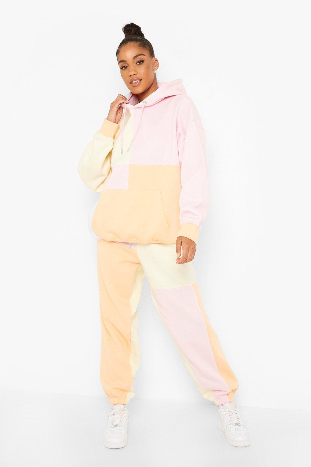 Multi colored pastel hoodie best sale