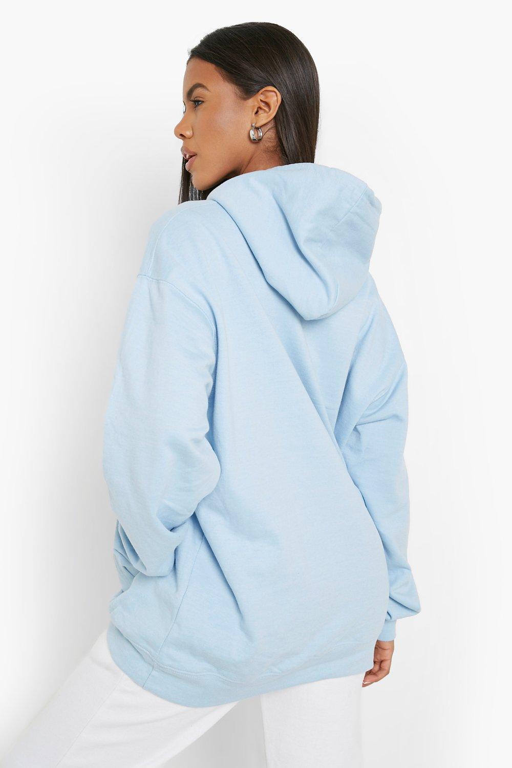 Boohoo discount blue hoodie