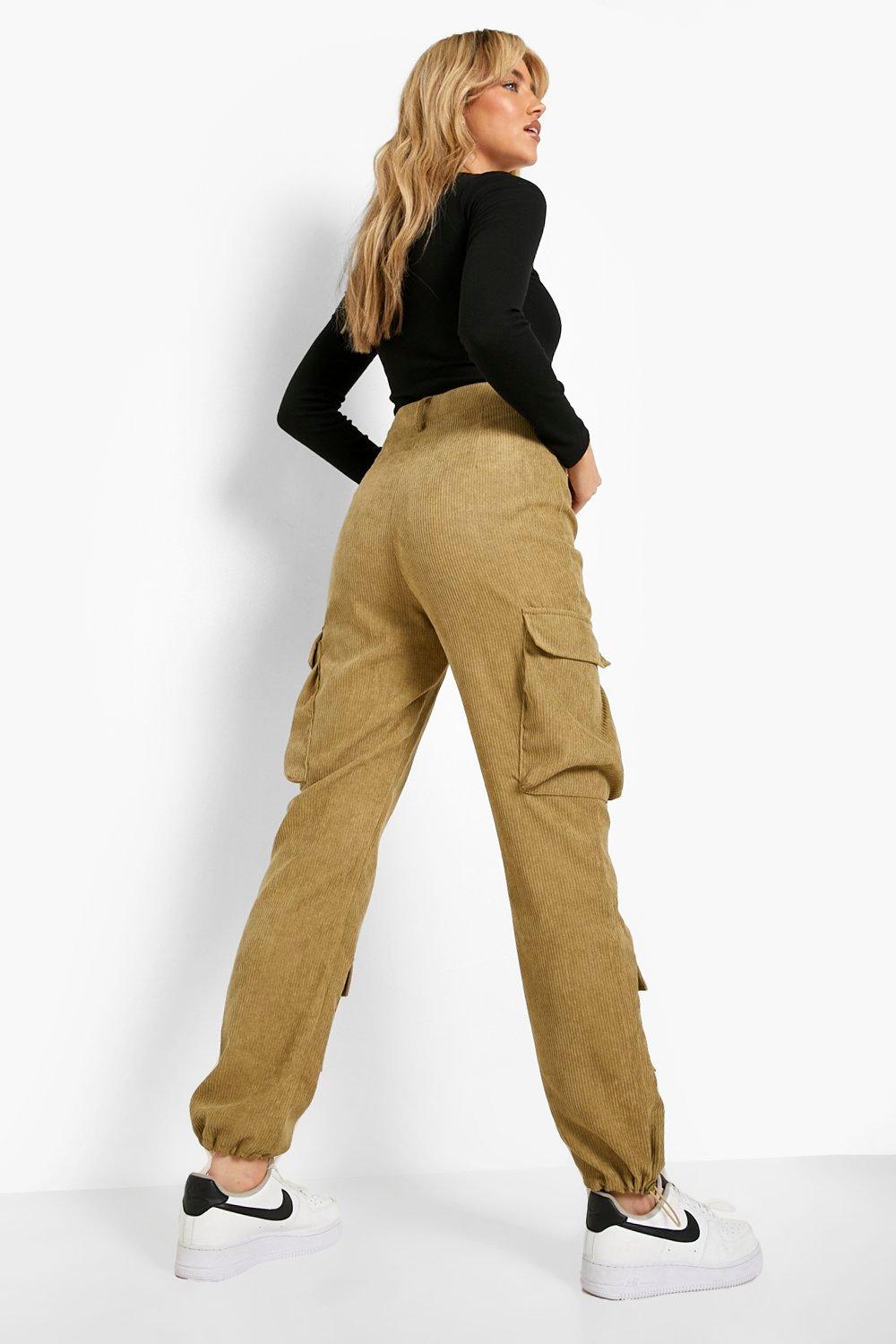 Pantalon cargo femme sexy en maille