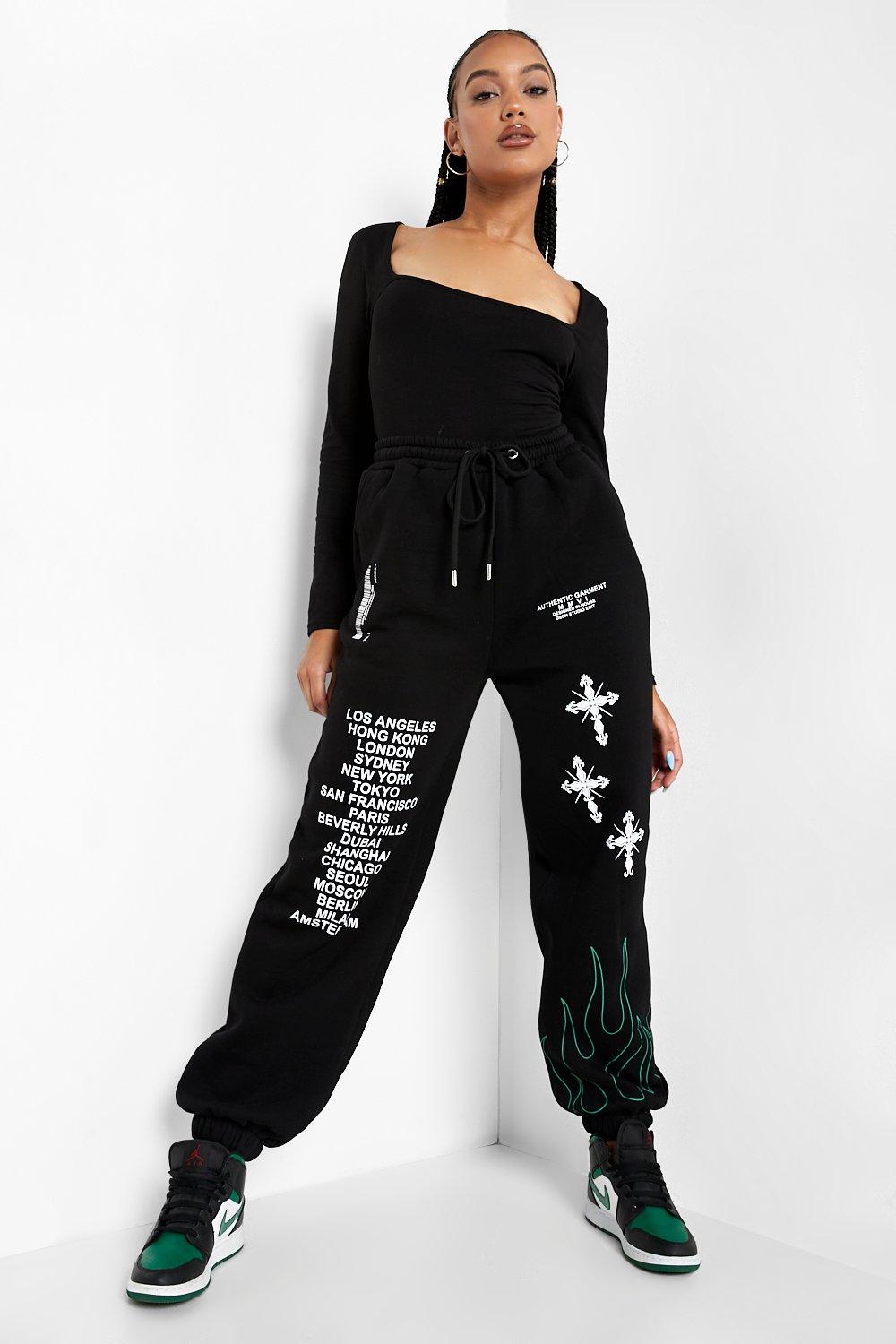 Womens graphic joggers new arrivals