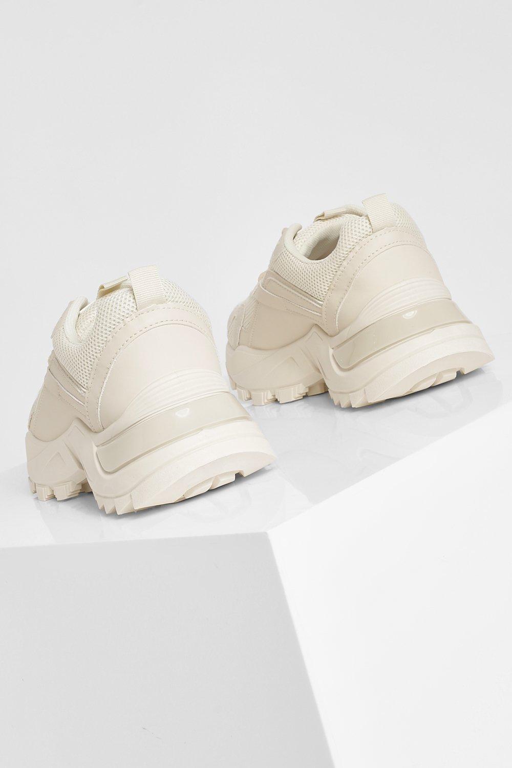 Chunky store trainers boohoo