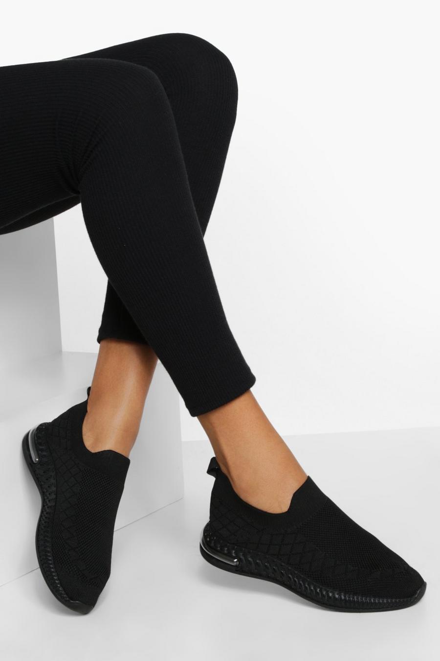 Black Sneakers i sockmodell image number 1