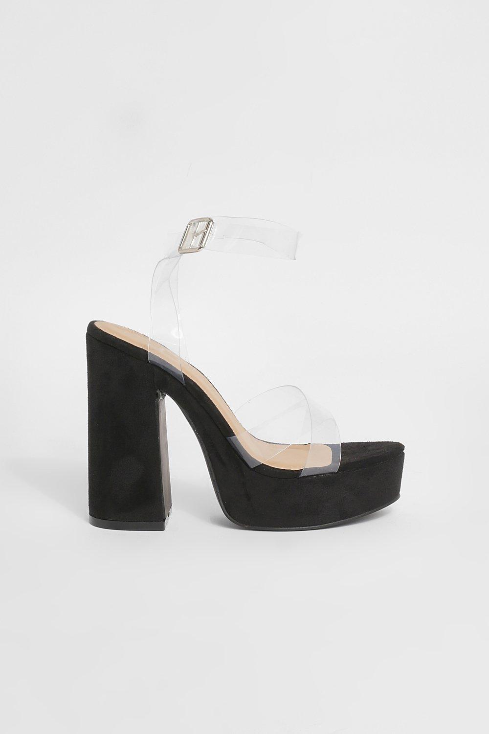 Platform on sale sandals boohoo