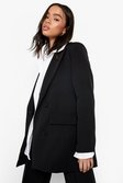 Black Double Breasted Tailored Blazer