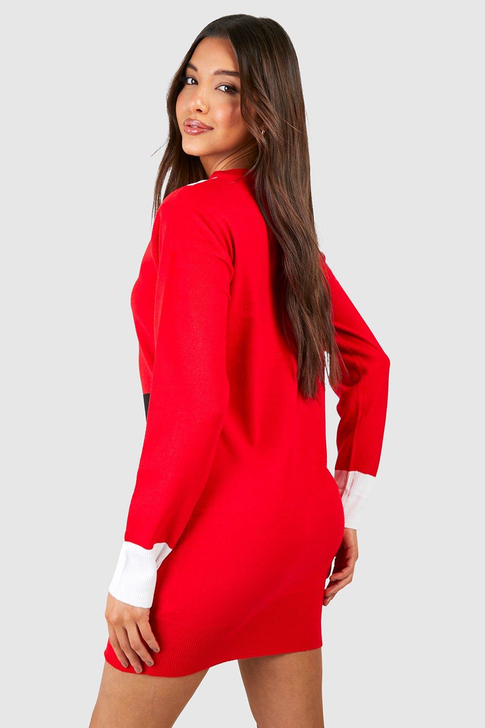 Long sleeve hotsell christmas dress