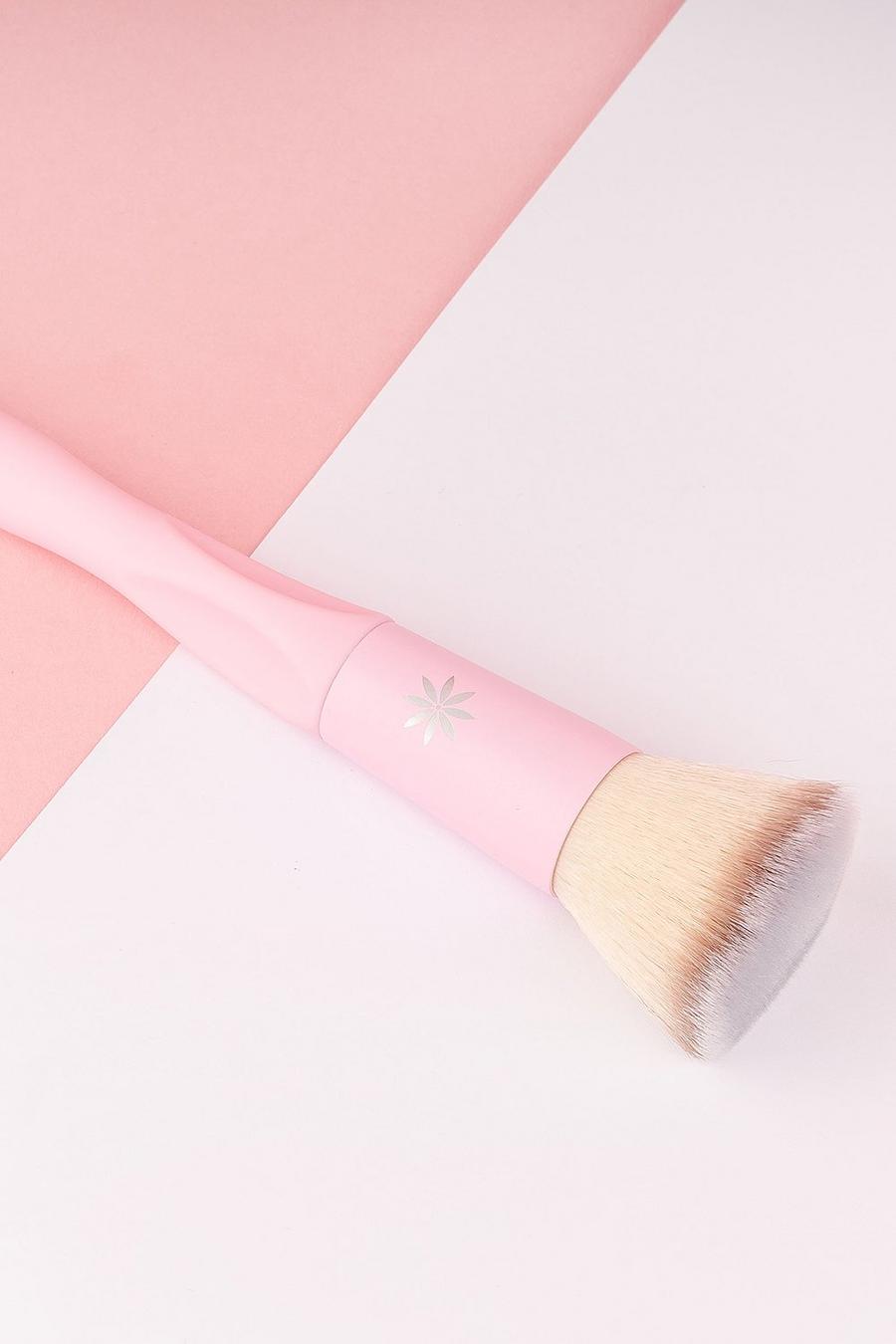 Brocha para base de maquillaje de Brushworks HD, Baby pink rosa