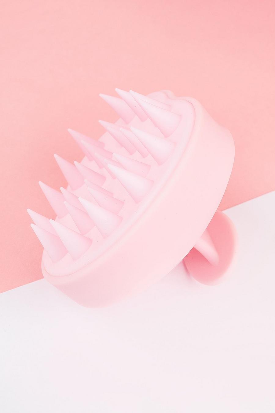 Cepillo masajeador de champú de Brushworks, Baby pink image number 1