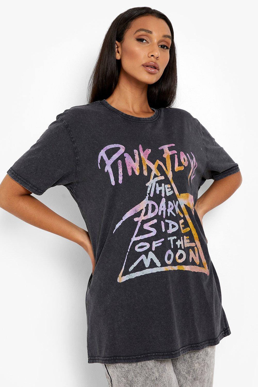 pink floyd acid wash shirt
