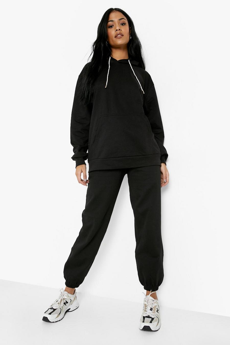 Black Tall - Hoodie med strass image number 1