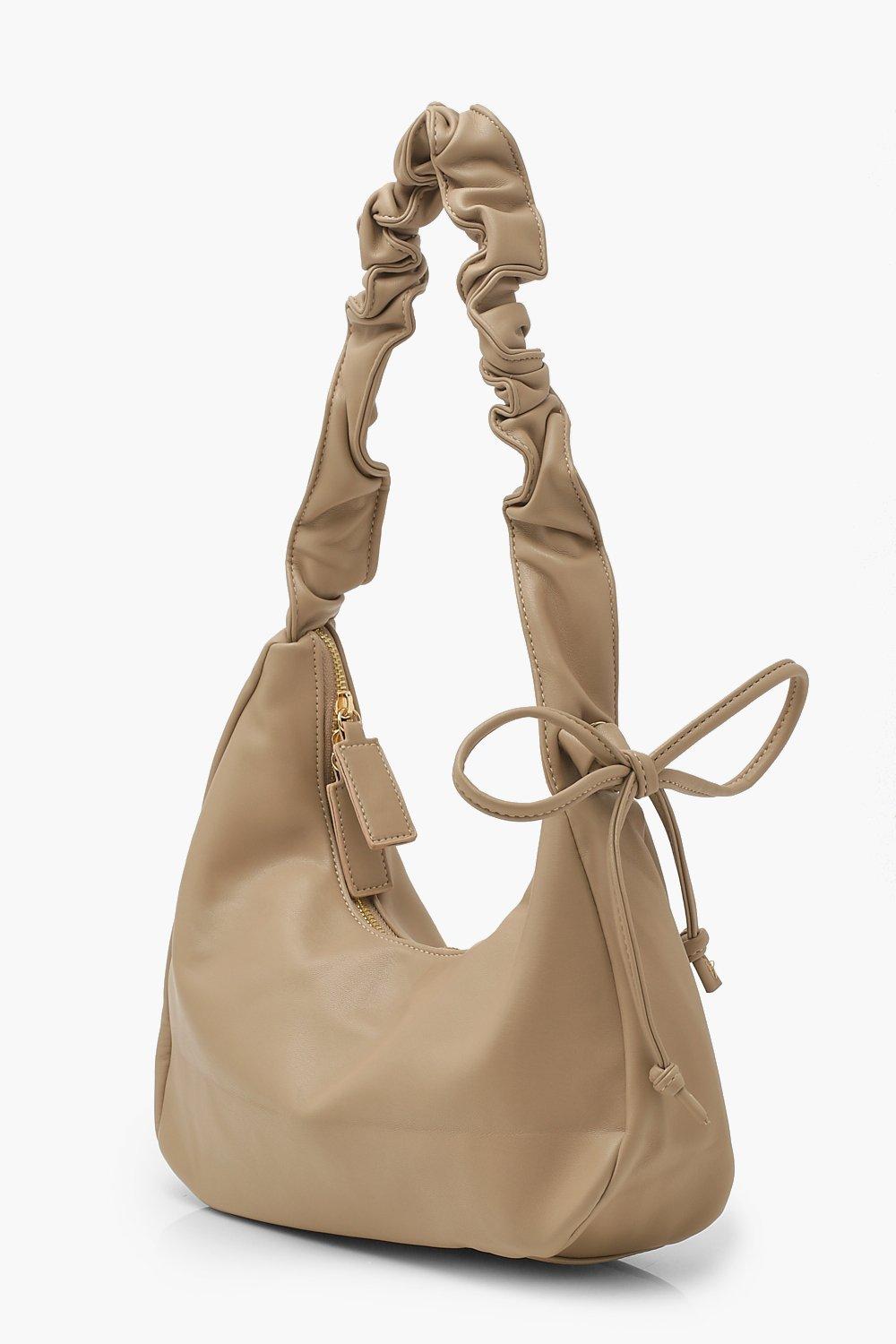 Ruched 2025 strap bag