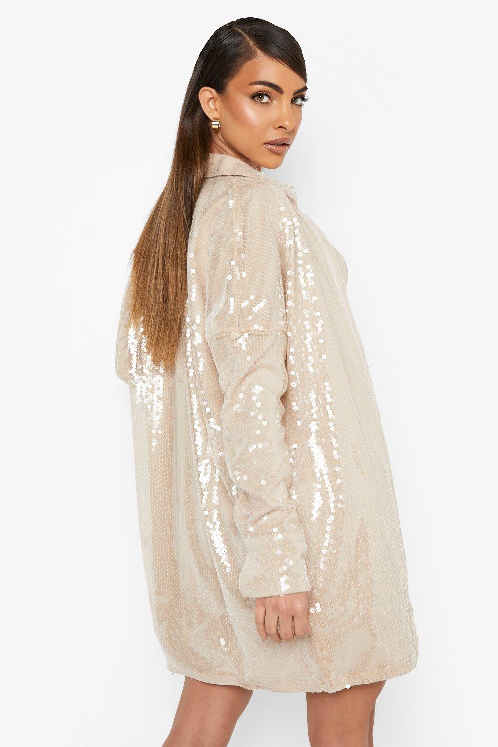 Oversized Sequin Shirt